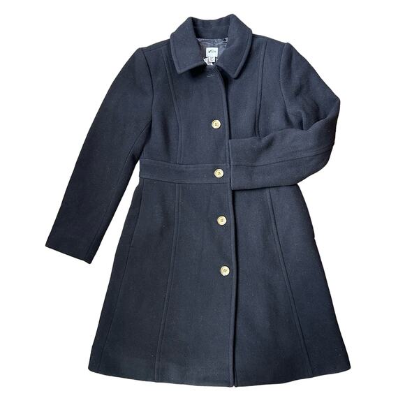 J Crew Jackets & Blazers - NWT $298 J Crew Factory Petite Lady Day Coat in Black Size 6 Petite
